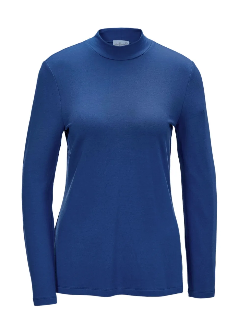 Stehkragenshirt mit Langarm