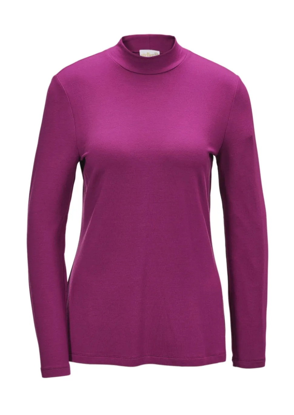 Stehkragenshirt mit Langarm