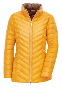 Steppjacke in figurschmeichelnder Optik