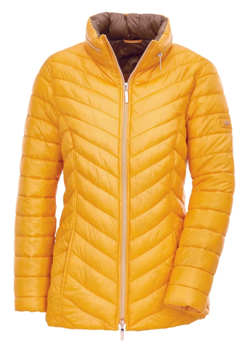Steppjacke in figurschmeichelnder Optik