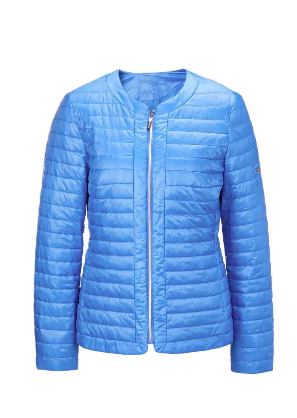 Steppjacke in zart glänzender Qualität
