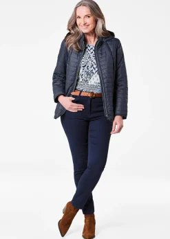 Steppjacke mit Kapuze