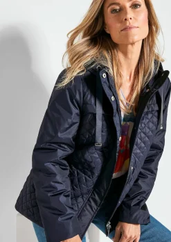 Steppjacke mit Kapuze