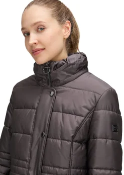 Steppjacke mit kuscheliger Kapuze