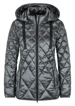 Steppjacke mit Rautenmuster