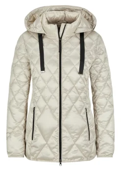 Steppjacke mit Rautenmuster