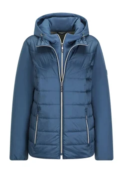 Steppjacke mit Ärmeln aus Softshell