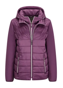 Steppjacke mit Ärmeln aus Softshell
