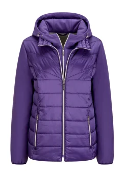 Steppjacke mit Ärmeln aus Softshell