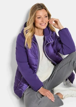 Steppjacke mit Ärmeln aus Softshell