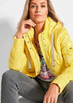 Steppjacke mit Wellenstepp
