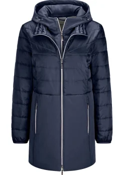 Steppmantel mit Softshell-Einsatz