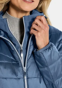 Steppmantel mit Softshell-Einsatz