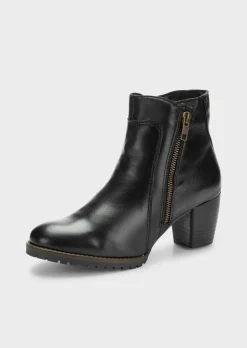 Stiefeletten aus echtem Leder