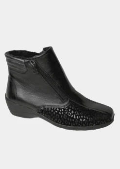 Stiefeletten aus echtem Leder