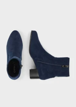 Stiefeletten in Wildleder-Optik