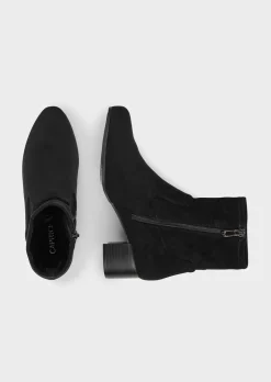 Stiefeletten in Wildleder-Optik