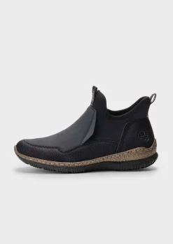 Stiefeletten mit Elastik-Einsatz