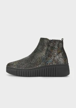 Stiefeletten mit flachem Schaft