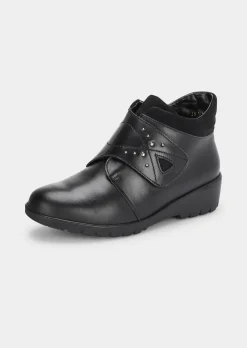 Stiefeletten mit Klettverschluss