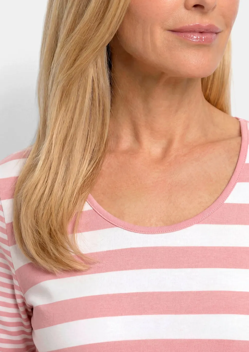 Streifenshirt aus softer Baumwollmischung