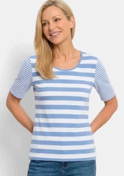 Streifenshirt aus softer Baumwollmischung