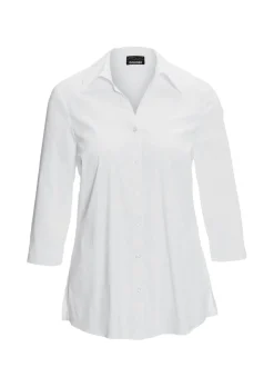 Stretchbequeme Bluse mit Baumwolle