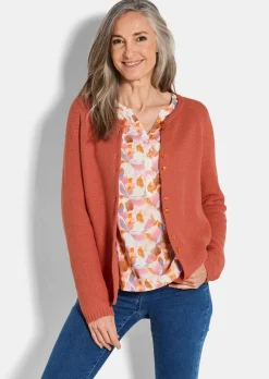 Strickjacke aus reiner Baumwolle