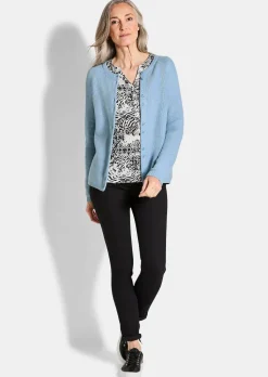 Strickjacke aus reiner Baumwolle