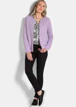 Strickjacke aus reiner Baumwolle