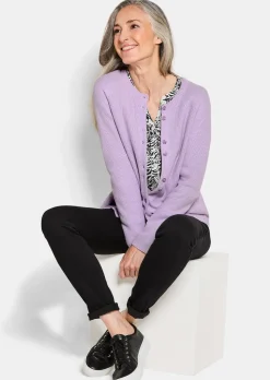 Strickjacke aus reiner Baumwolle