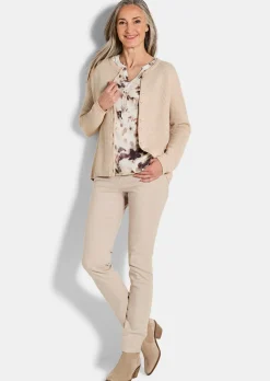 Strickjacke aus reiner Baumwolle
