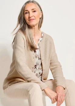 Strickjacke aus reiner Baumwolle