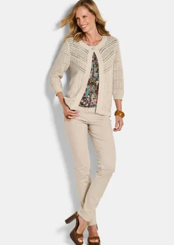 Strickjacke aus reiner Baumwolle