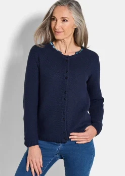 Strickjacke aus reiner Baumwolle