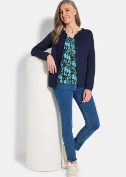 Strickjacke aus reiner Baumwolle