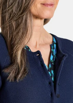 Strickjacke aus reiner Baumwolle