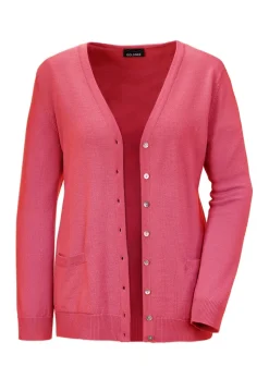 Strickjacke aus reiner Merinowolle