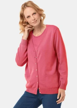 Strickjacke aus reiner Merinowolle