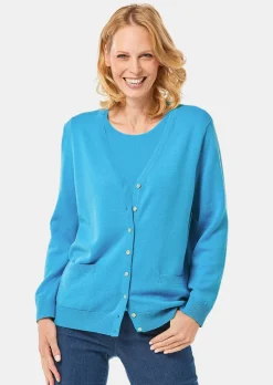 Strickjacke aus reiner Merinowolle