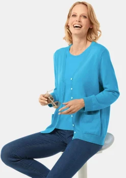 Strickjacke aus reiner Merinowolle