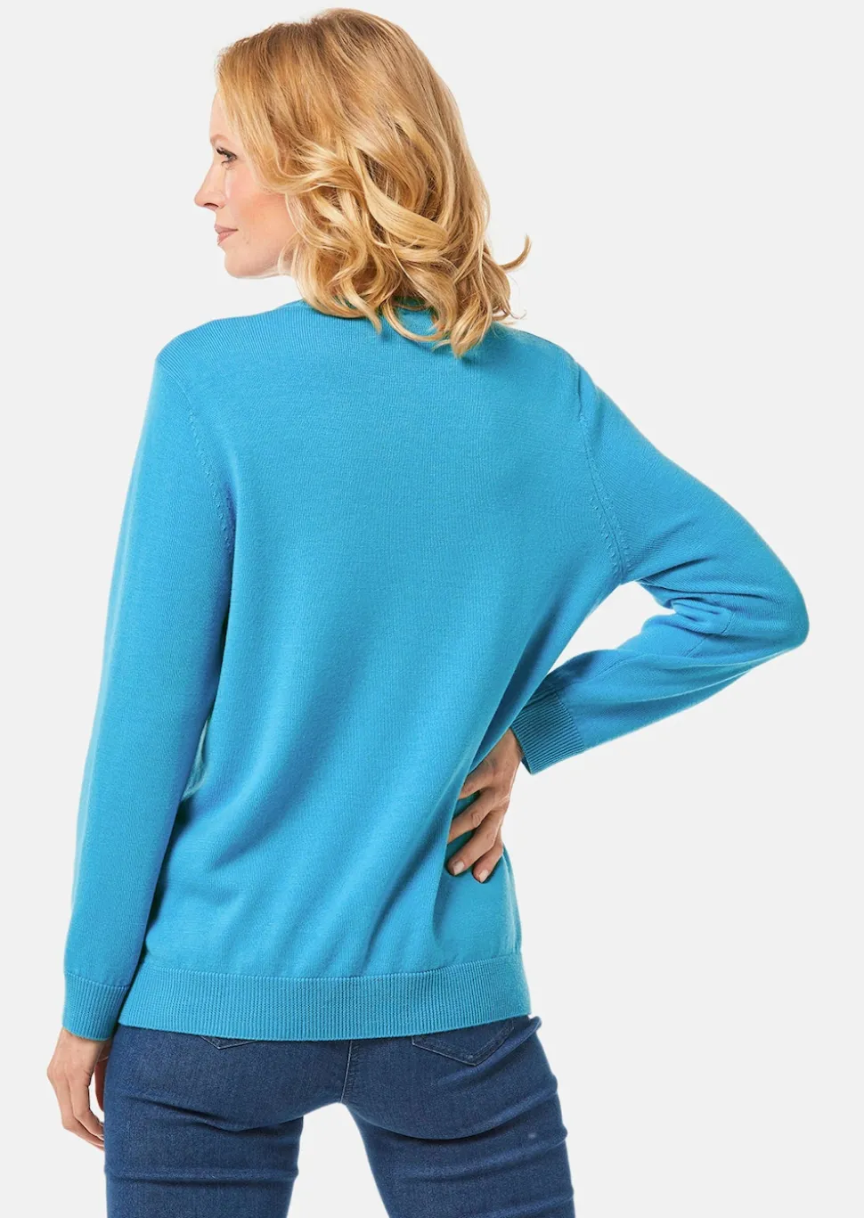 Strickjacke aus reiner Merinowolle