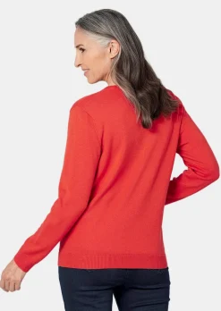 Strickjacke aus reiner Merinowolle