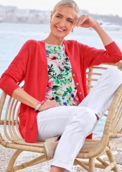 Strickjacke aus reiner Merinowolle