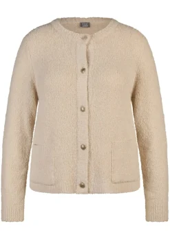 Strickjacke in Bouclé-Optik