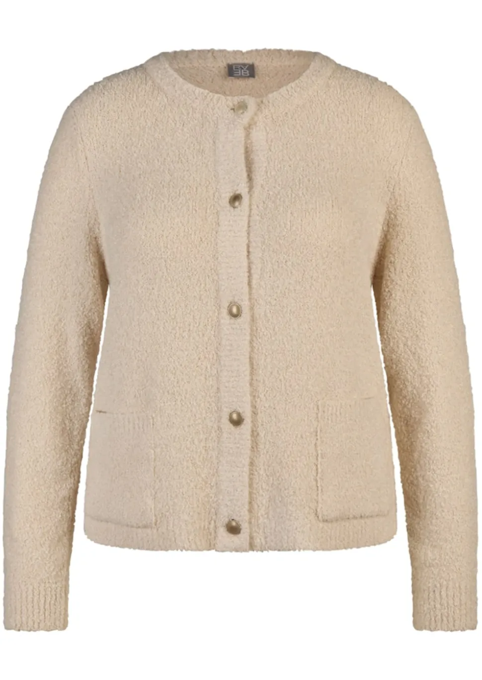 Strickjacke in Bouclé-Optik