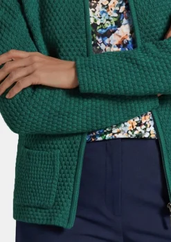 Strickjacke mit 3D-Effekt-Struktur