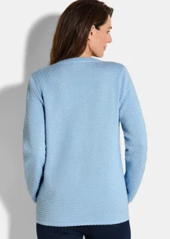 Strickjacke mit Pünktchenmuster