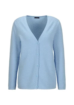 Strickjacke mit Pünktchenmuster