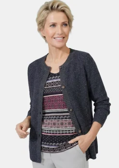 Strickjacke mit Schurwolle